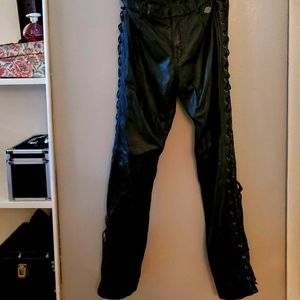 Leather Harley Riding Pants